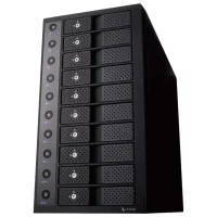 10-Bay SINGLE System External Enclosure Century "CRST1035U32CIS", USB3.2 Gen2 to 10x SATA 3.5" 3