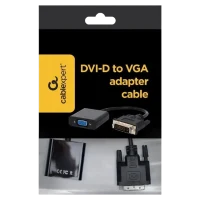 Адаптер Cablexpert A-DVID-VGAF-01, DVI to VGA, 0.2 м, Черный 2