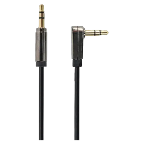 Аудио кабель Cablexpert CCAP-444L-6, 3.5 мм, 1.8 м, Черный