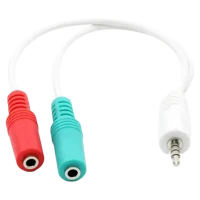 Adaptor Cablexpert CCA-417W, 3.5 mm to 3.5 mm, Alb