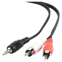 Adaptor Cablexpert CCA-458/0.2, 3.5 mm to RCA, Negru 6