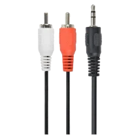 Adaptor Cablexpert CCA-458/0.2, 3.5 mm to RCA, Negru 4