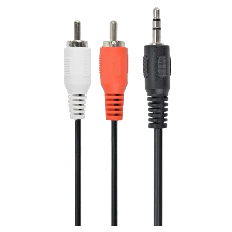Adaptor Cablexpert CCA-458/0.2, 3.5 mm to RCA, Negru 4