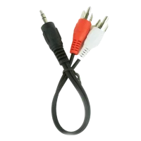 Adaptor Cablexpert CCA-458/0.2, 3.5 mm to RCA, Negru 7