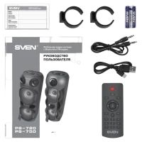 Портативная колонка SVEN PS-720, Чёрный 7
