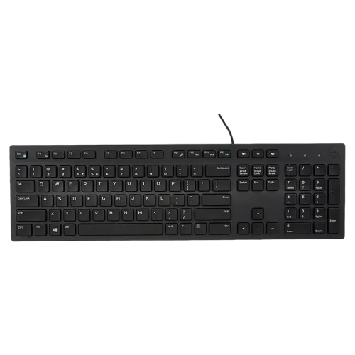 Клавиатура Dell KB216, Проводная, Черный