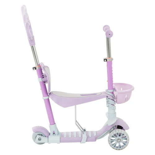 Детский 3-колесный самокат Kikka Boo BonBon, Сиреневый