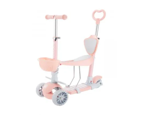Детский 3-колесный самокат Kikka Boo BonBon, Розовый