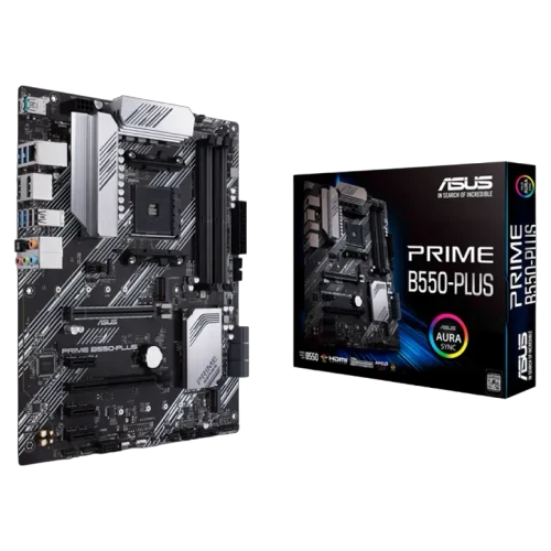 Материнская плата ASUS PRIME B550-PLUS AM4 ATX, Black