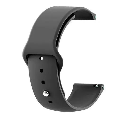 Ремешок силиконовый 22mm Black