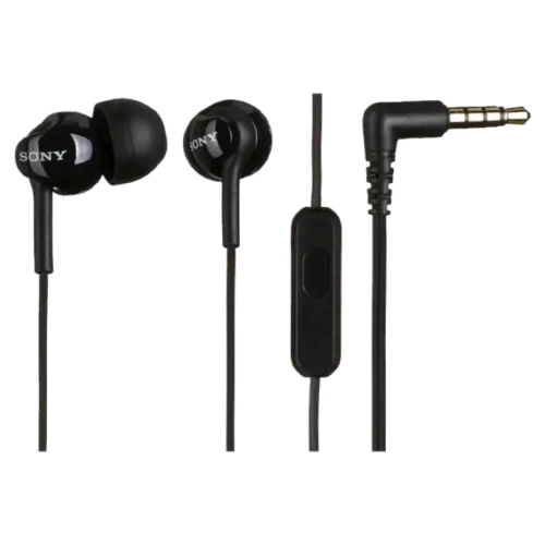 Căști Sony MDR-EX110AP, Cu fir, Negru