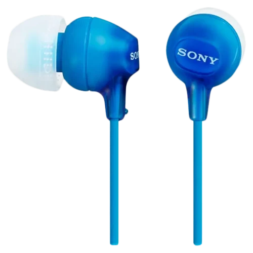 Căști Sony MDR-EX15LP, Cu fir, Albastru