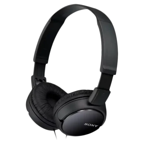 Căști Sony MDR-ZX110AP, Cu fir, Negru