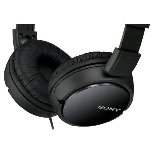 Căști Sony MDR-ZX110AP, Cu fir, Negru