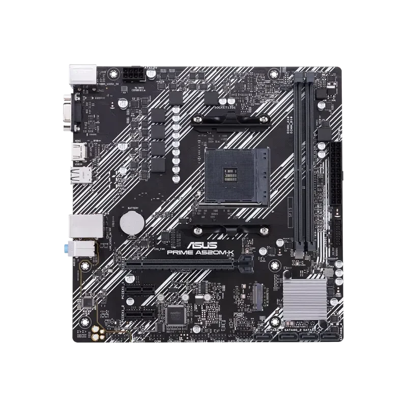Placă de bază Asus PRIME A520M-K, Black 2