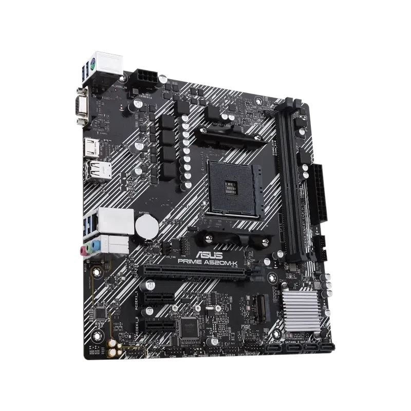 Placă de bază Asus PRIME A520M-K, Black 6