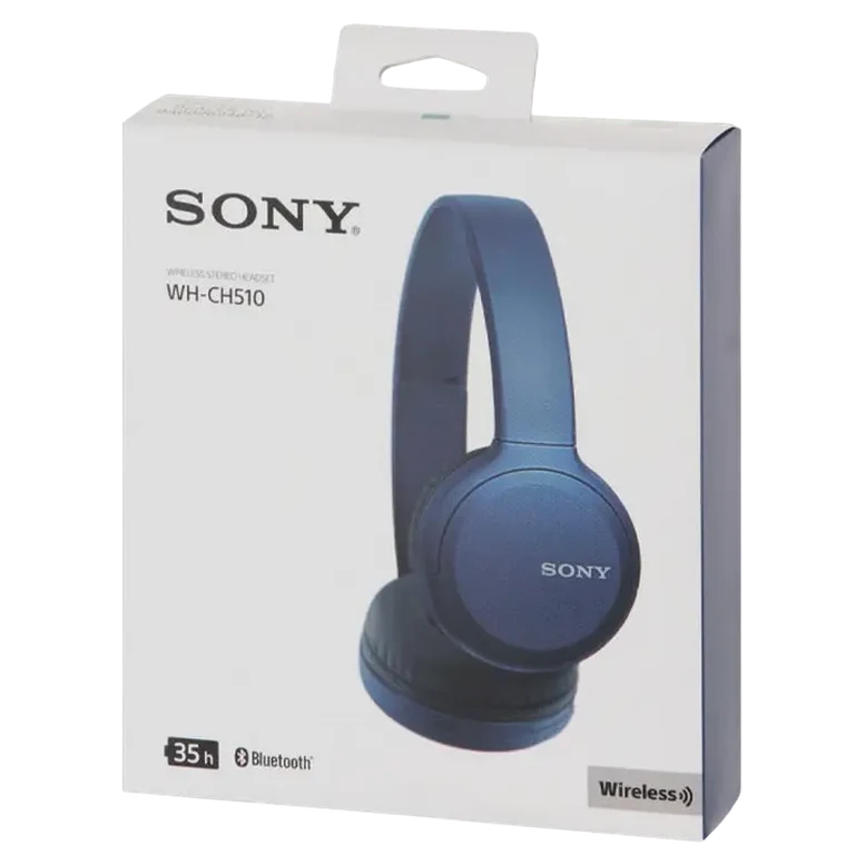 Căști SONY WH-CH510 Extra Bass, Fără fir, Albastru 5