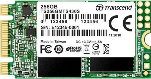 SSD накопитель Transcend 128Gb (TS128GMTS430S)