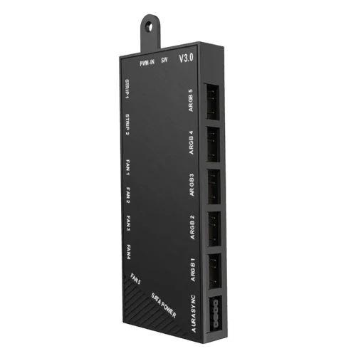 Вентилятор Концентратора Gamemax PWM+RAINBOW Controller(V3.0), Чёрный