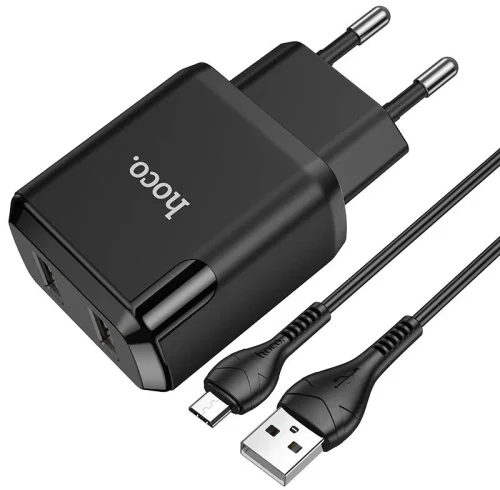 Încărcător Hoco N7 Speedy Micro Black
