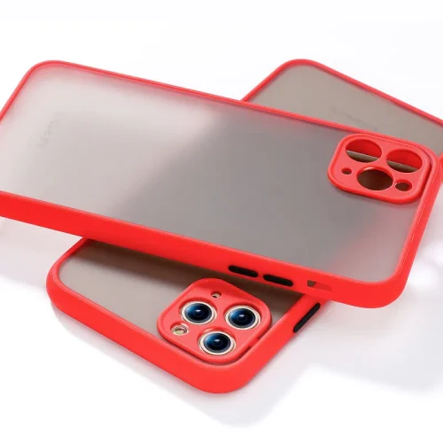 Shockproof armored matte case Red for iPhone 11/11 Pro/11 Pro Max
