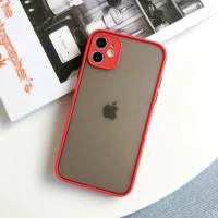 Shockproof armored matte case Red for iPhone 11/11 Pro/11 Pro Max 3