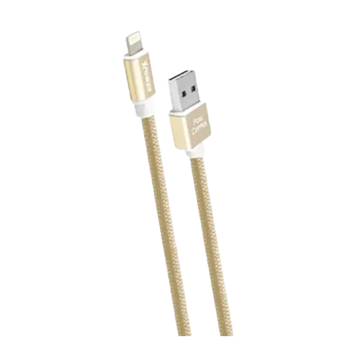 Кабель Xpower Lightning Cable Metal, USB-A to Micro-USB, 1 м, Золотой
