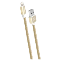 Кабель Xpower Type-C Cable, Nylon, USB-A to USB-C, 1 м, Золотой