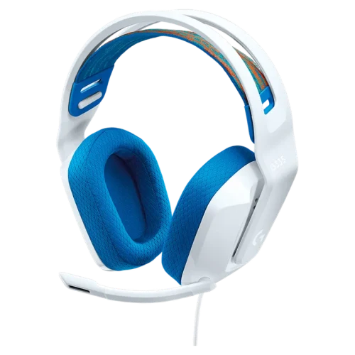 Căști Logitech G335, Cu fir, Alb