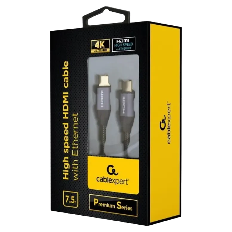 Кабель Cablexpert CCBP-HDMI-7.5M, HDMI to HDMI, 7.5 м, Черный 3