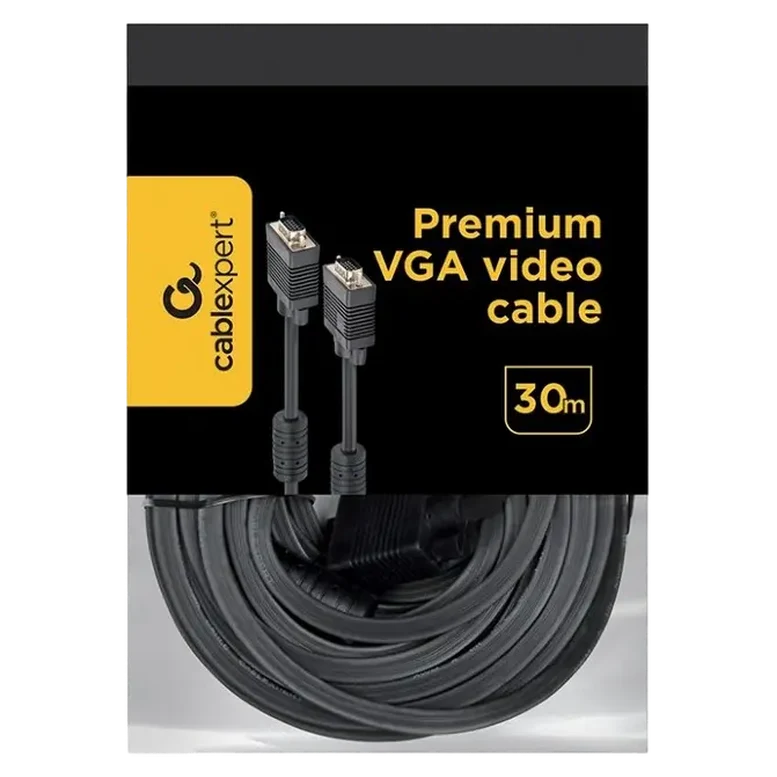 Cablu Cablexpert CC-PPVGA-30M-B, VGA to VGA, 30 m, Negru 3