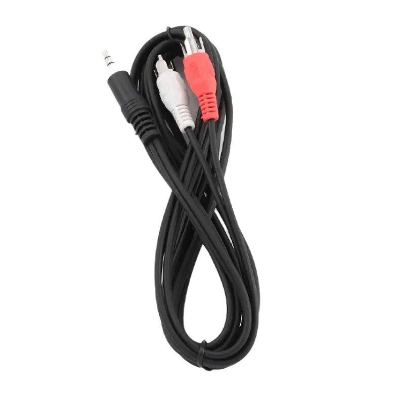 Кабель Cablexpert CCA-458-2.5M, 3.5 mm to 2x RCA, 2.5 м, Черный 3