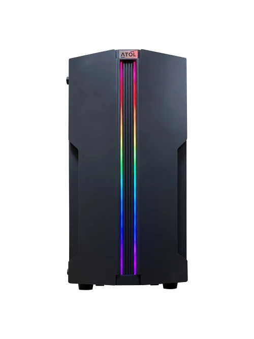 Компьютер ATOL PC1140MP - Gaming A-RGB#7 v3 / Intel Core i7 / 16GB / 256GB SSD + 4TB / GTX1660 / Black