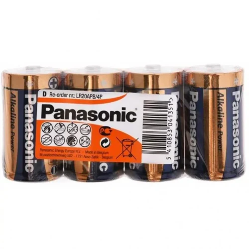 Батарейки Panasonic LR20REB, D, 4шт.