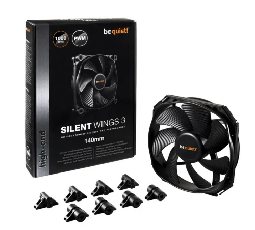 Вентилятор для корпуса be quiet! SILENT WINGS 3 140mm PWM