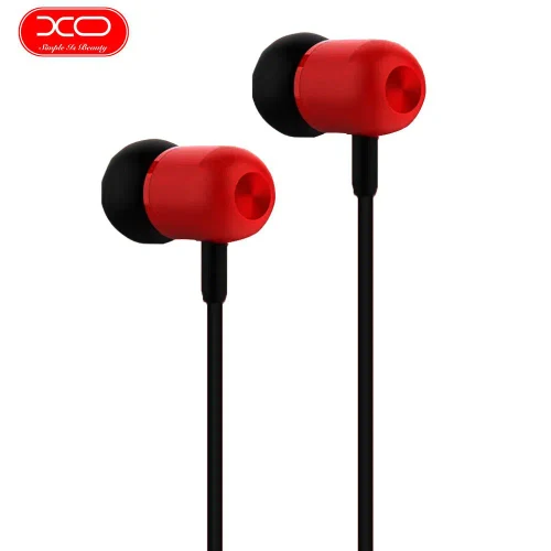 Căști pentru telefoane mobile XO EP5, Cu fir, Roșu