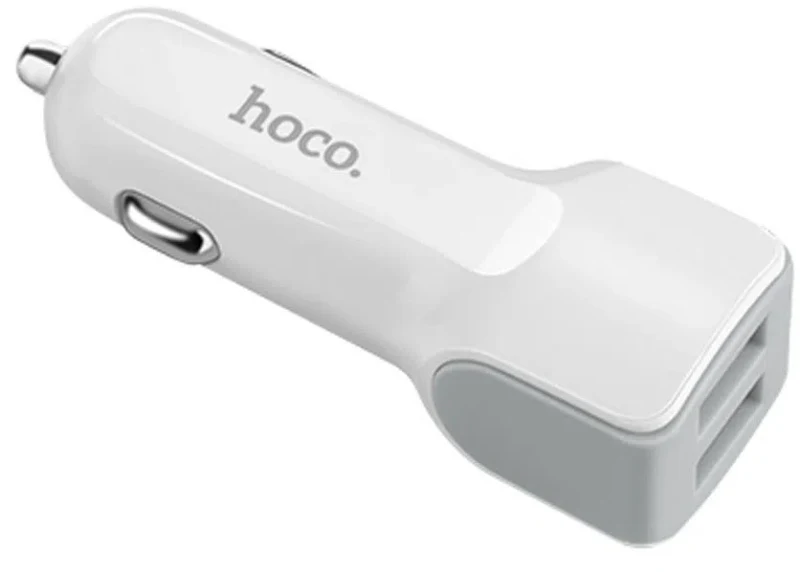 Încărcător auto Hoco Z23 Grand Style White 4