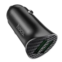 HOCO Z39 Farsighted dual port QC3.0 car charger Black 3