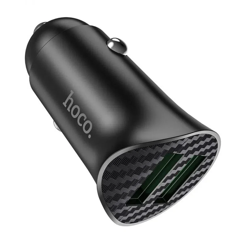 HOCO Z39 Farsighted dual port QC3.0 car charger Black 3