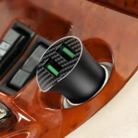 HOCO Z39 Farsighted dual port QC3.0 car charger Black 4