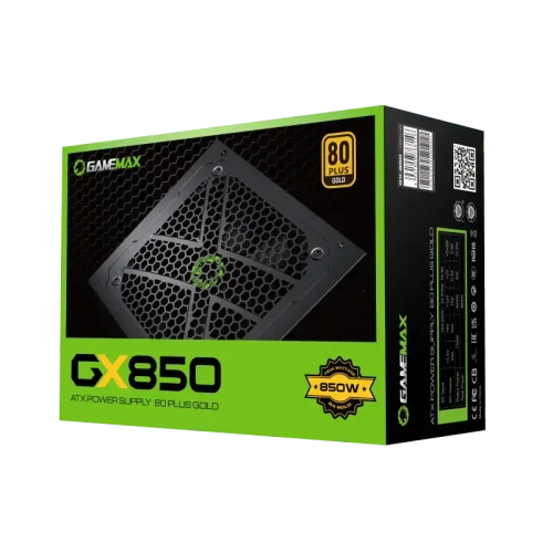 Блок питания для компьютеров Gamemax GX-850 Modular, 850 Вт, Черный