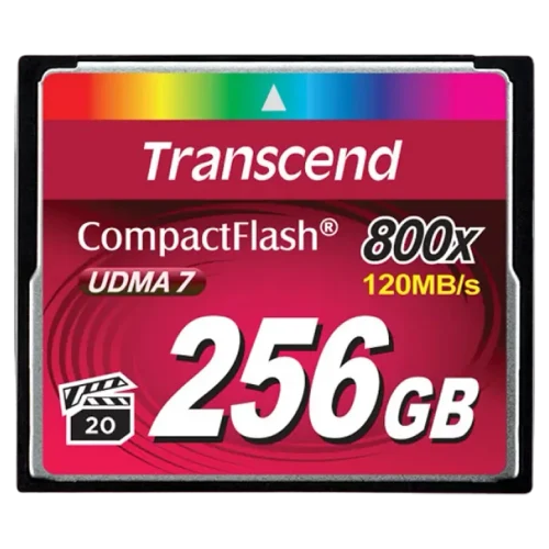 Сard de memorie Transcend CompactFlash 800, 256 GB, Black