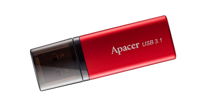USB Flash Drive Apacer AH25B, 32GB, Rosu 2