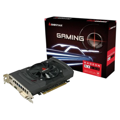 Видеокарта BIOSTAR Gaming Radeon™ RX 550, Black
