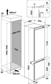 Встраиваемый холодильник Hotpoint-Ariston HAC20 T563 5