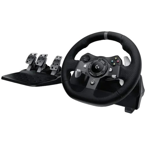 Игровой руль Logitech G920, Чёрный