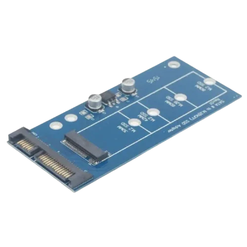 Адаптер Enclosure Kit Cablexpert EE18-M2S3PCB-01, Blue