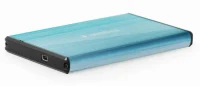 2.5" SATA HDD External Case miniUSB3.0, Aluminum Blue, Gembird "EE2-U3S-3-B" 2