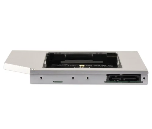 Slim 5.25'' bay mounting frame for NGFF (M.2) SSD memory card, 12.7 mm height, A-SATA12M2-01