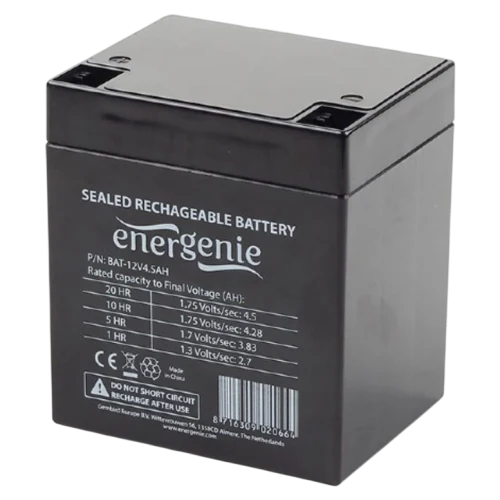 Baterie pentru UPS Gembird BAT-12V4.5AH, Black